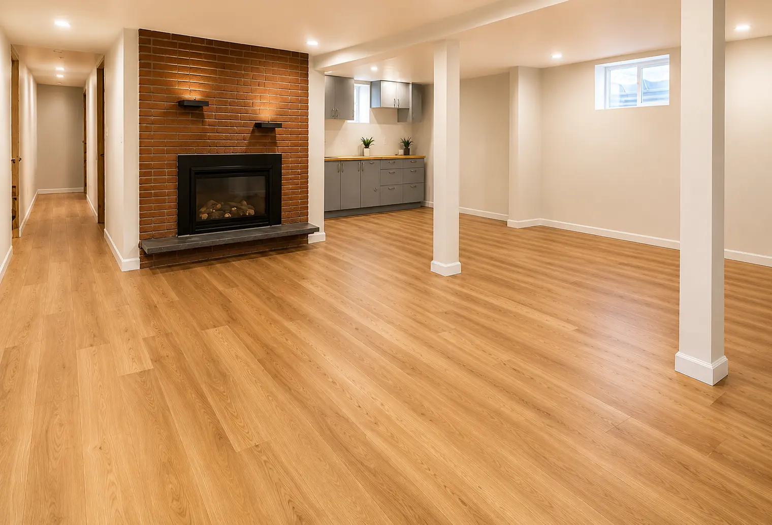 basement-flooring-installation-wide-view-n-halleck-portland